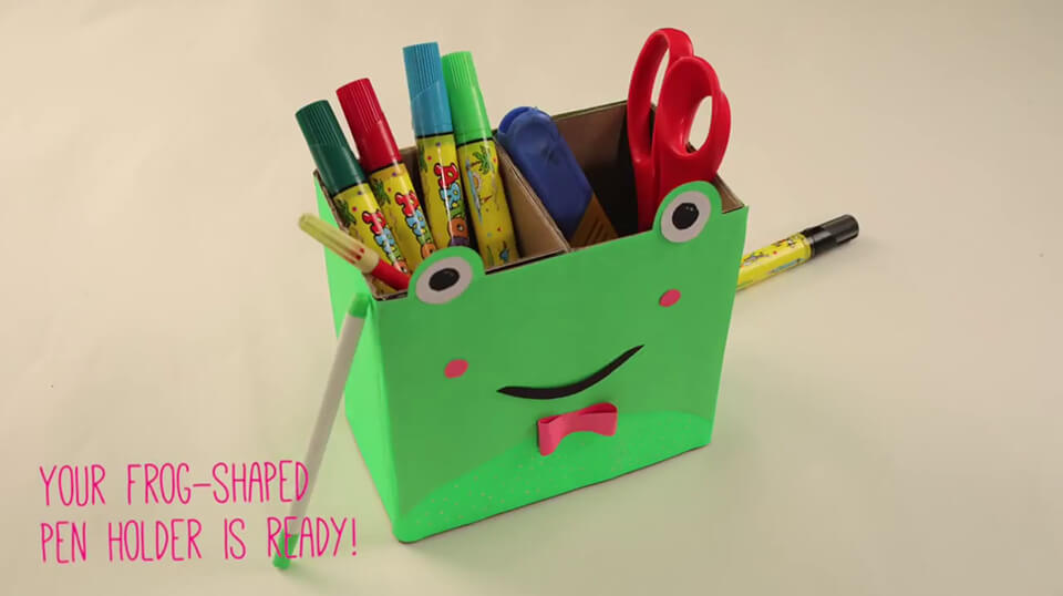 Frog Shaped Pen Holder
